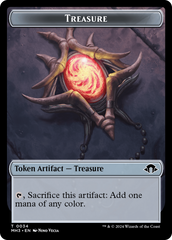Dragon // Treasure Double-Sided Token [Modern Horizons 3 Commander Tokens] | Black Swamp Games
