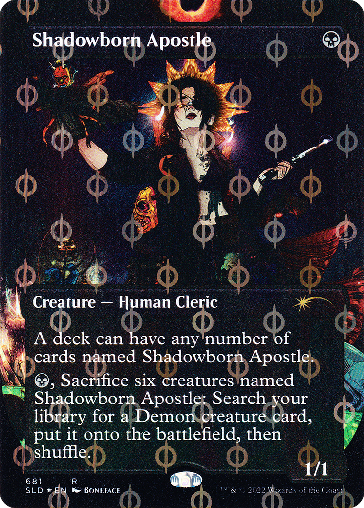 Shadowborn Apostle (681) (Step-and-Compleat Foil) [Secret Lair Drop Promos] | Black Swamp Games