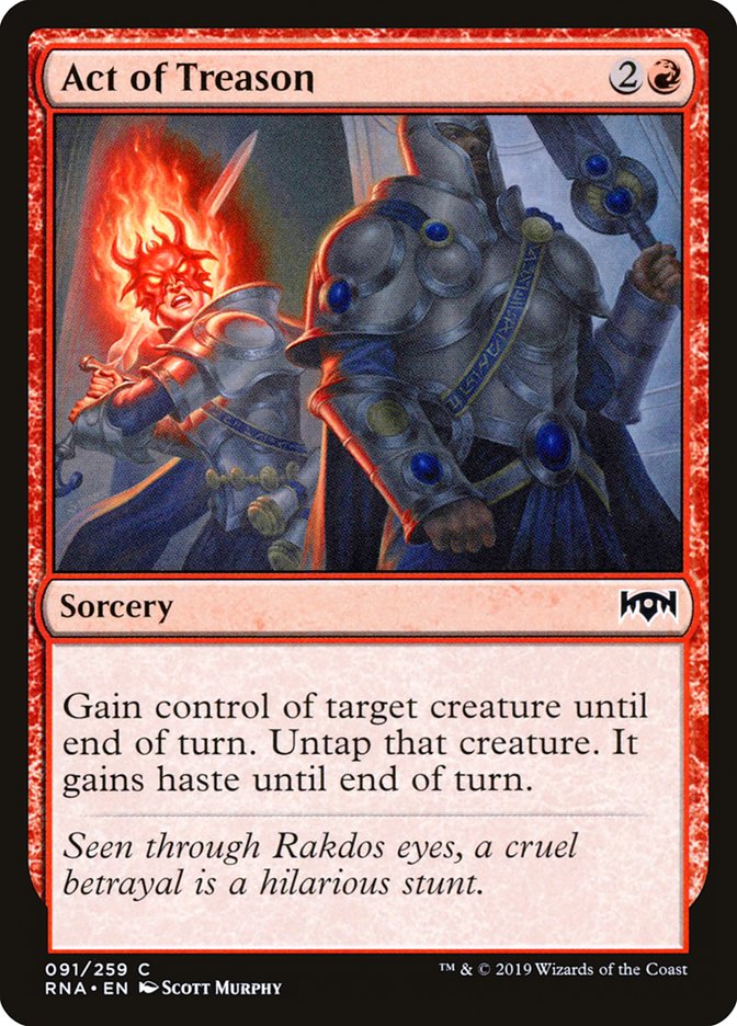 Act of Treason [Ravnica Allegiance] | Black Swamp Games