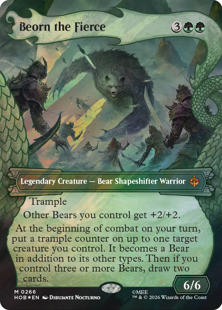 Beorn the Fierce (Showcase) (Surge Foil) [The Hobbit] | Black Swamp Games
