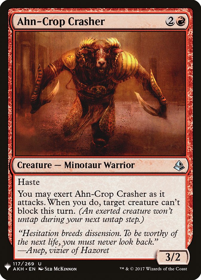 Ahn-Crop Crasher [Mystery Booster] | Black Swamp Games