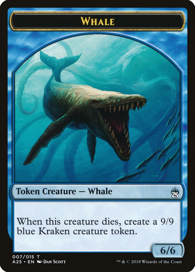 Whale Token [Masters 25 Tokens] | Black Swamp Games