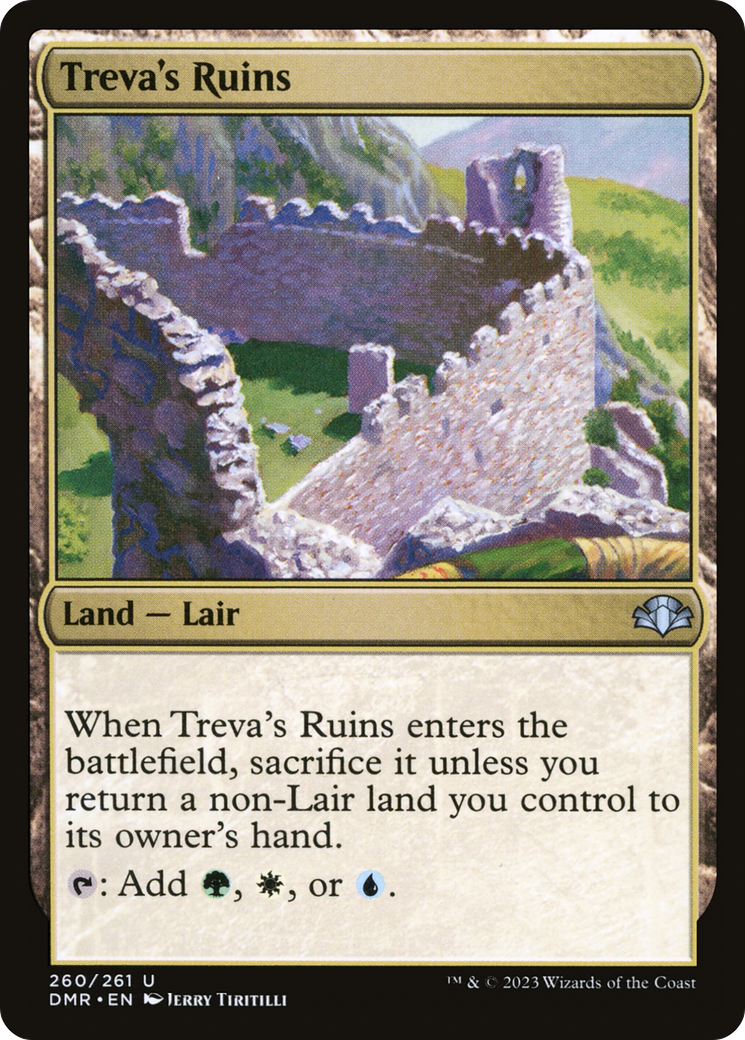 Treva's Ruins [Dominaria Remastered] | Black Swamp Games