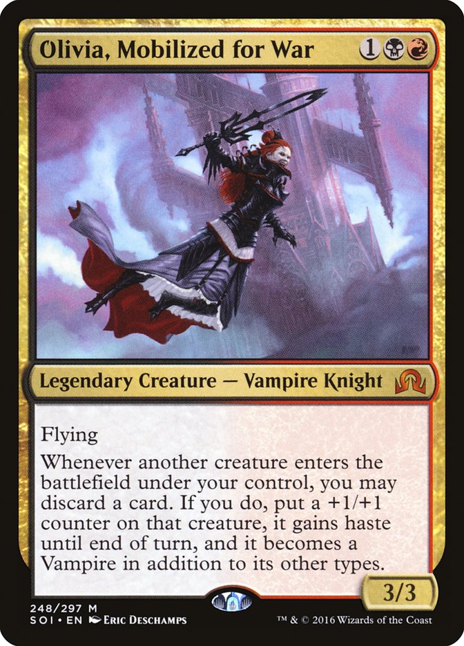 Olivia, Mobilized for War [Shadows over Innistrad] | Black Swamp Games