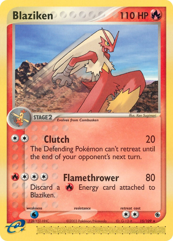 Blaziken (15/109) [EX: Ruby & Sapphire] | Black Swamp Games