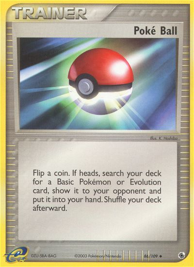 Poke Ball (86/109) [EX: Ruby & Sapphire] | Black Swamp Games