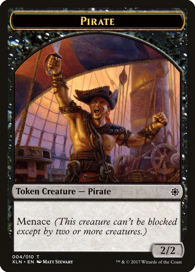Pirate Token [Ixalan Tokens] | Black Swamp Games