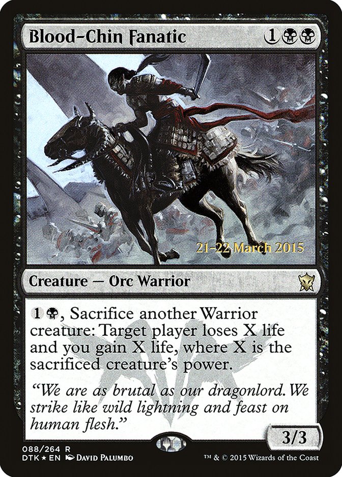 Blood-Chin Fanatic [Dragons of Tarkir Prerelease Promos] | Black Swamp Games