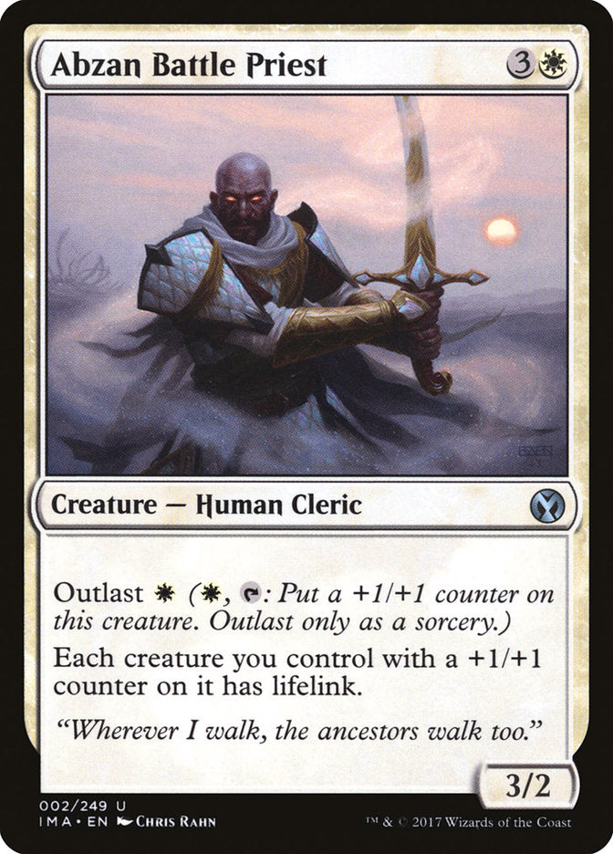 Abzan Battle Priest [Iconic Masters] | Black Swamp Games