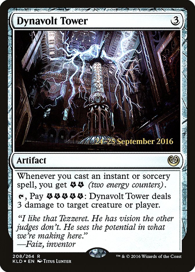 Dynavolt Tower [Kaladesh Prerelease Promos] | Black Swamp Games