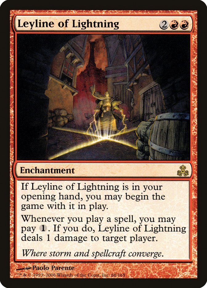 Leyline of Lightning [Guildpact] | Black Swamp Games
