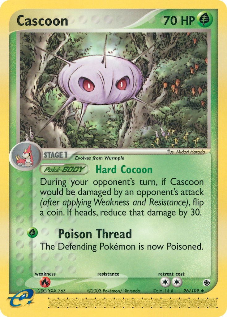 Cascoon (26/109) [EX: Ruby & Sapphire] | Black Swamp Games