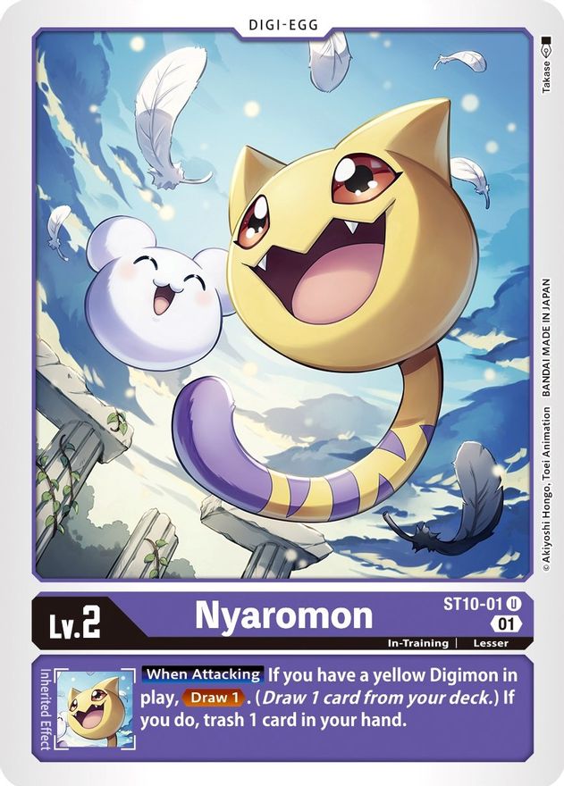 Nyaromon [ST10-01] [Starter Deck: Parallel World Tactician] | Black Swamp Games