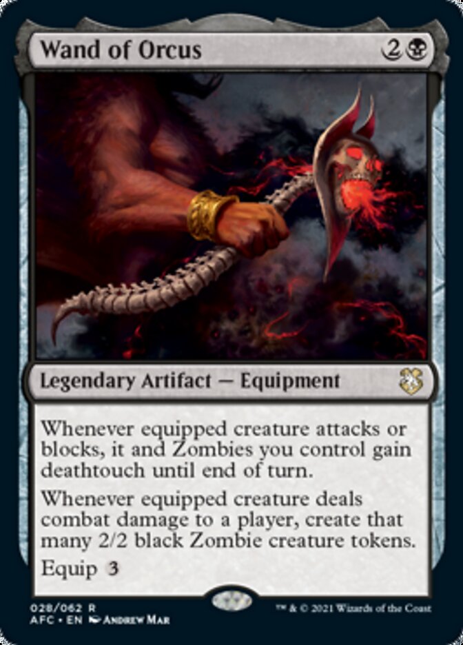 Wand of Orcus [Dungeons & Dragons: Adventures in the Forgotten Realms Commander] | Black Swamp Games