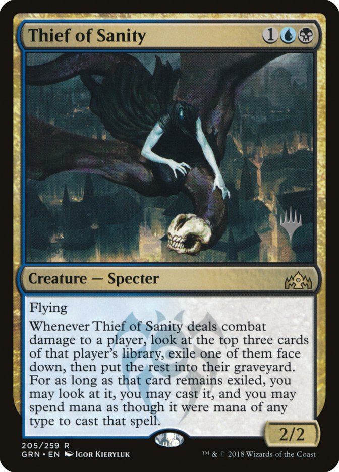 Thief of Sanity (Promo Pack) [Guilds of Ravnica Promos] | Black Swamp Games