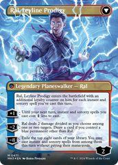 Ral, Monsoon Mage // Ral, Leyline Prodigy (Borderless) (Textured Foil) [Modern Horizons 3] | Black Swamp Games