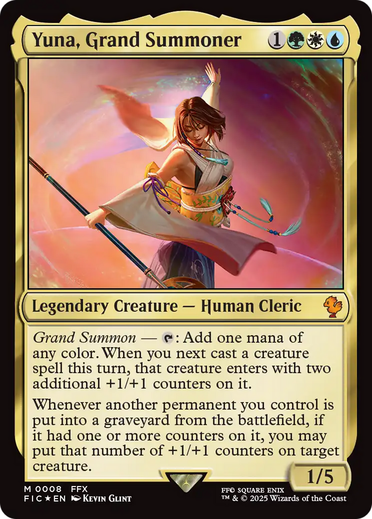 Yuna, Grand Summoner [FINAL FANTASY Commander] | Black Swamp Games