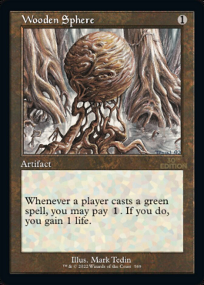 Wooden Sphere (Retro) [30th Anniversary Edition] | Black Swamp Games