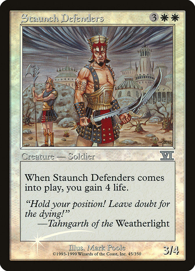 Staunch Defenders [Friday Night Magic 2000] | Black Swamp Games