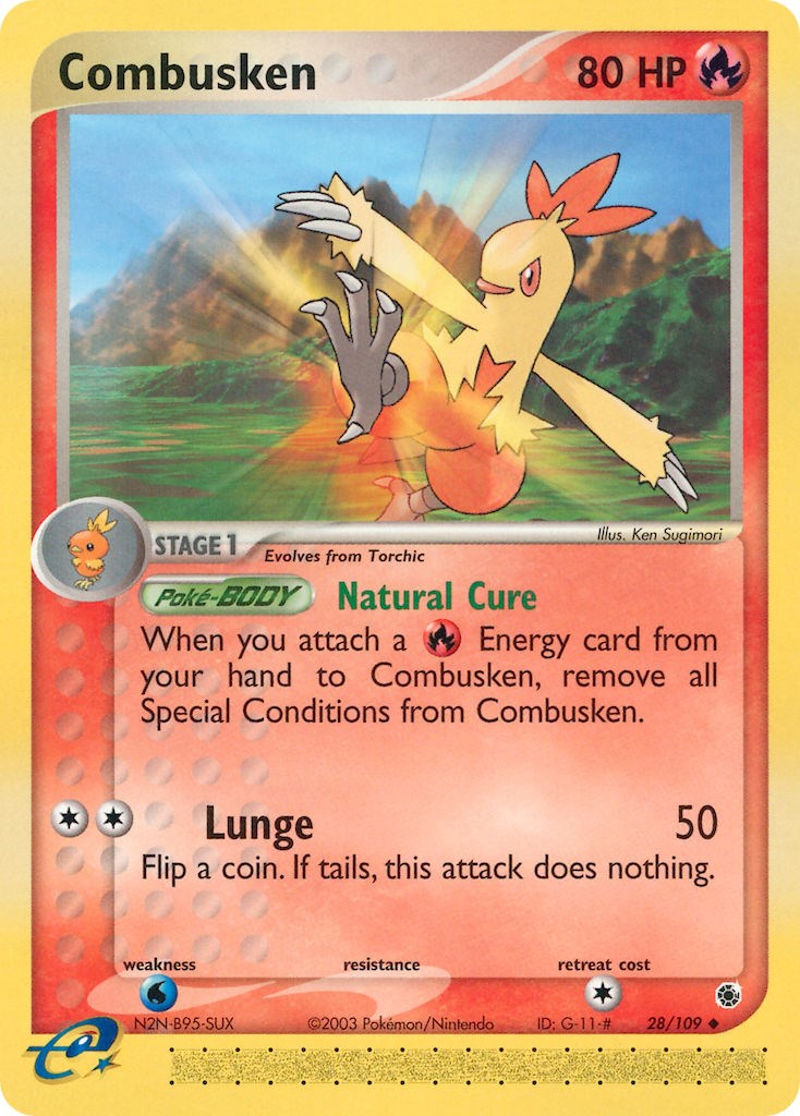 Combusken (28/109) [EX: Ruby & Sapphire] | Black Swamp Games