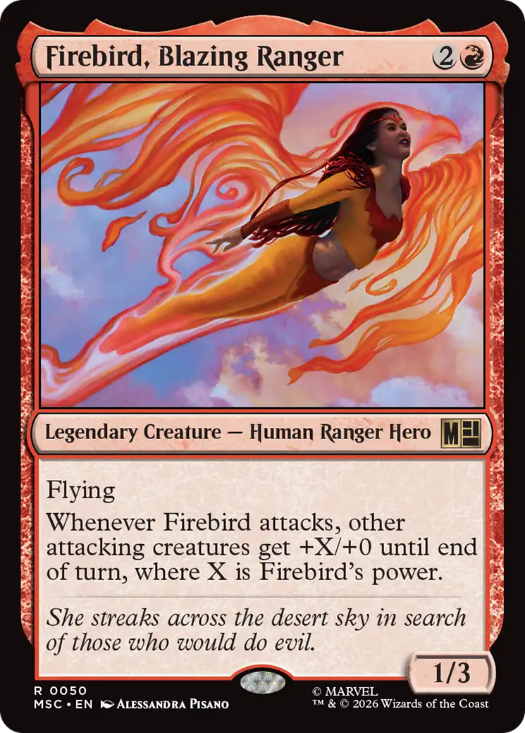 Firebird, Blazing Ranger [Marvel Super Heroes Commander] | Black Swamp Games