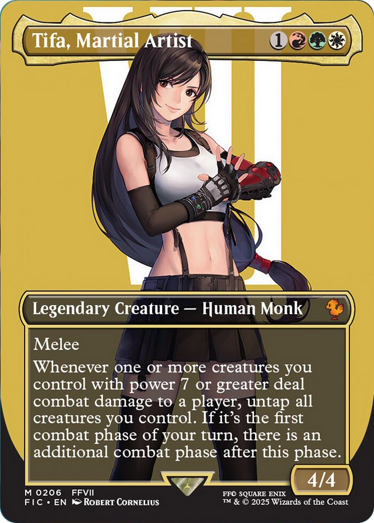 Tifa, Martial Artist (Borderless) [FINAL FANTASY Commander] | Black Swamp Games