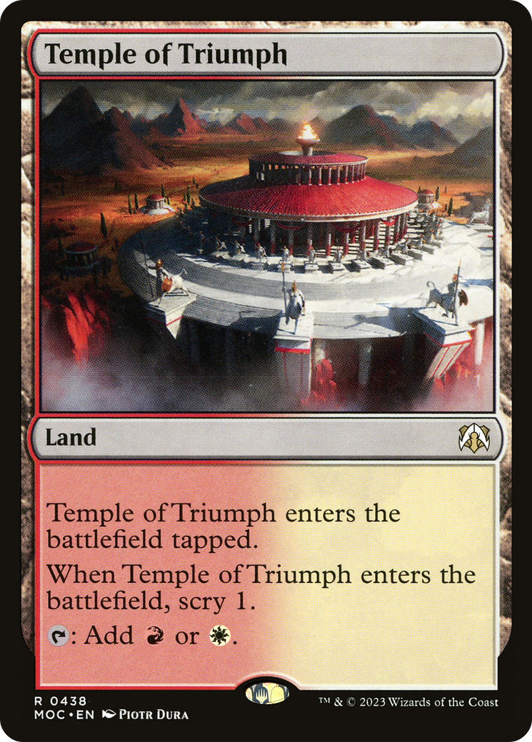 Temple of Triumph [March of the Machine Commander] | Black Swamp Games