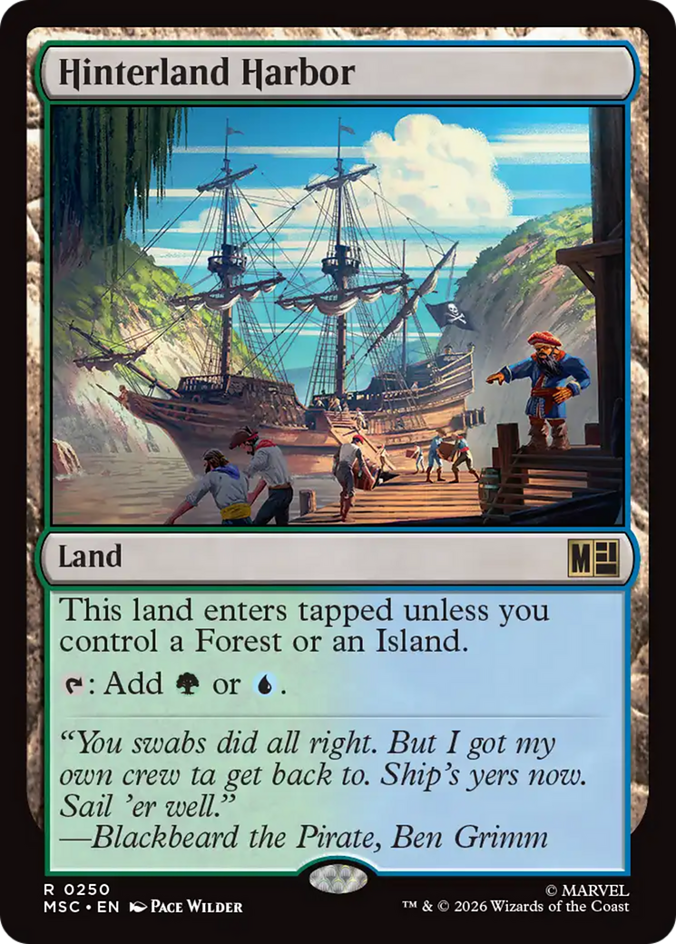 Hinterland Harbor (Surge Foil) [Marvel Super Heroes Commander] | Black Swamp Games