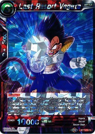 Last Resort Vegeta (BT7-010) [Assault of the Saiyans] | Black Swamp Games