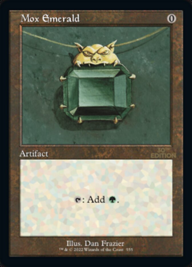 Mox Emerald (Retro) [30th Anniversary Edition] | Black Swamp Games