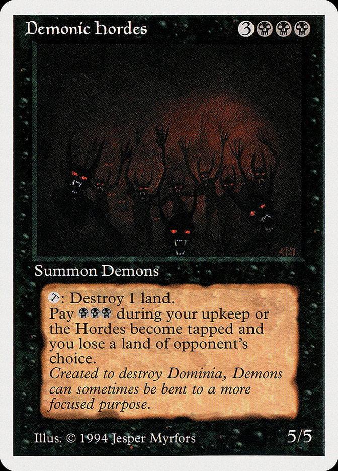 Demonic Hordes [Summer Magic / Edgar] | Black Swamp Games