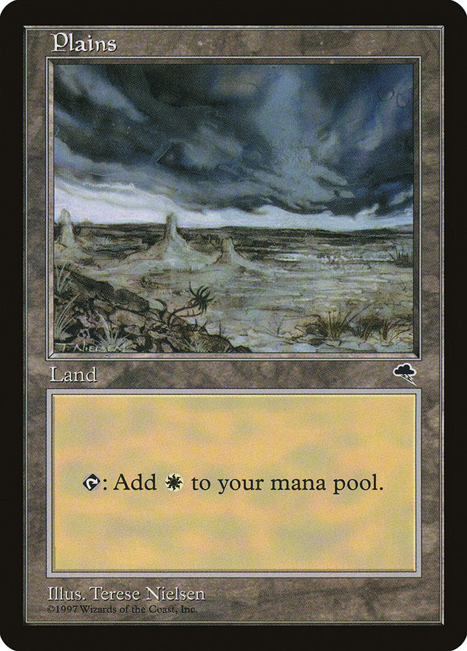 Plains (White Signature) [Tempest] | Black Swamp Games