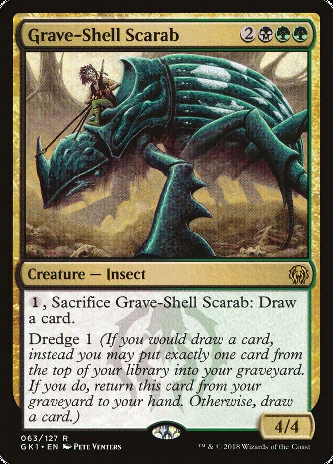 Grave-Shell Scarab [Guilds of Ravnica Guild Kit] | Black Swamp Games