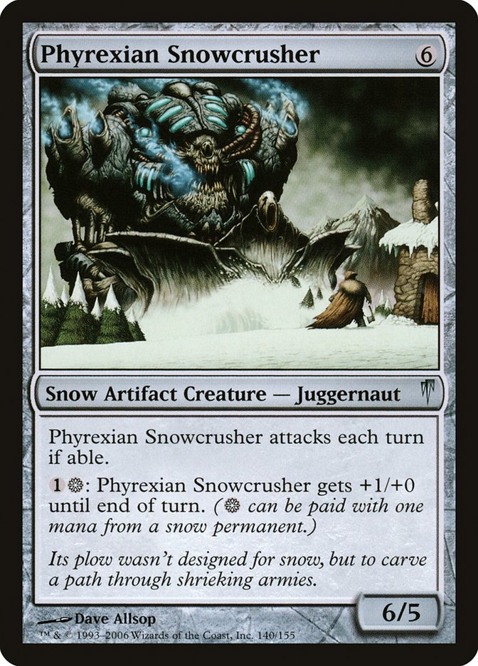 Phyrexian Snowcrusher [Coldsnap] | Black Swamp Games
