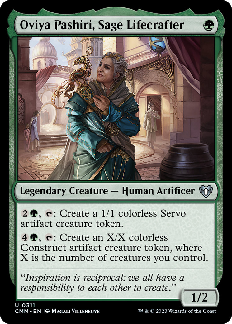 Oviya Pashiri, Sage Lifecrafter [Commander Masters] | Black Swamp Games