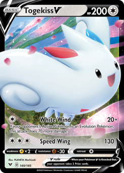 Togekiss V (140/185) [Sword & Shield: Vivid Voltage] | Black Swamp Games