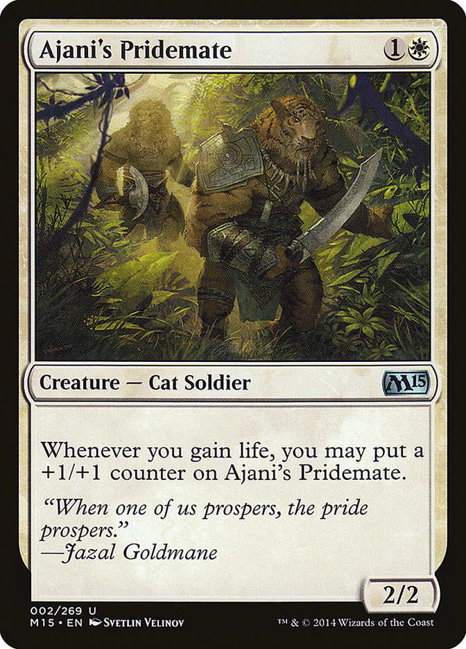 Ajani's Pridemate [Magic 2015] | Black Swamp Games