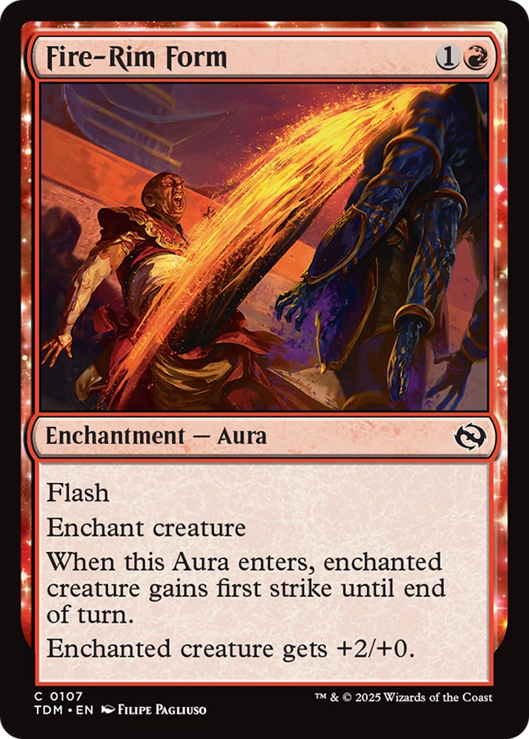 Fire-Rim Form [Tarkir: Dragonstorm] | Black Swamp Games