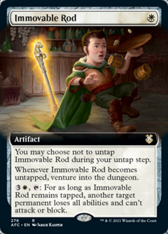 Immovable Rod (Extended Art) [Dungeons & Dragons: Adventures in the Forgotten Realms Commander] | Black Swamp Games
