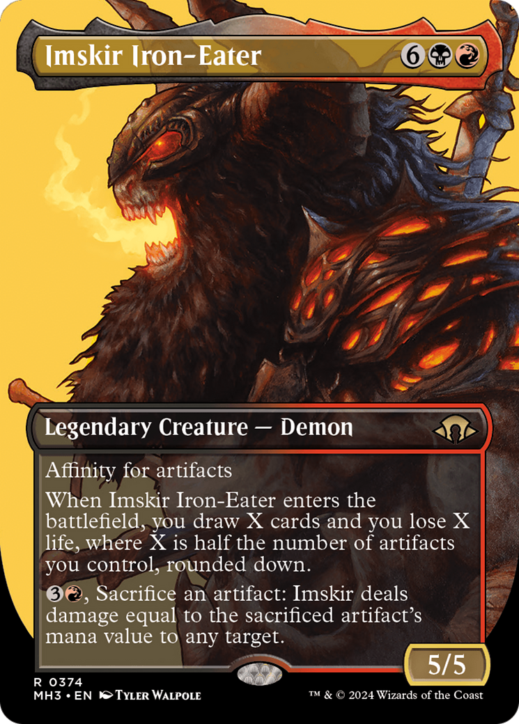 Imskir Iron-Eater (Borderless) [Modern Horizons 3] | Black Swamp Games