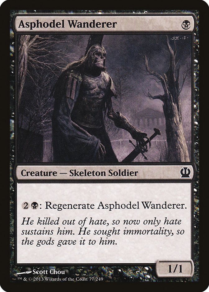 Asphodel Wanderer [Theros] | Black Swamp Games