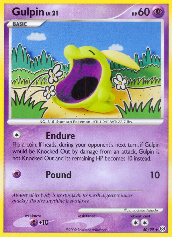 Gulpin (40/99) [Platinum: Arceus] | Black Swamp Games