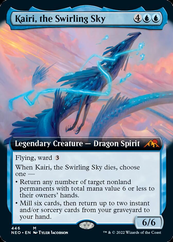 Kairi, the Swirling Sky (Extended Art) [Kamigawa: Neon Dynasty] | Black Swamp Games