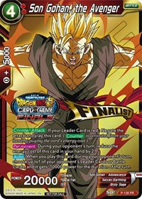 Son Gohan, the Avenger (Championship Final 2019) (Finalist) (P-138) [Tournament Promotion Cards] | Black Swamp Games