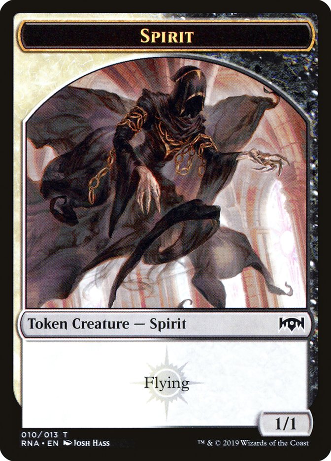 Spirit Token [Ravnica Allegiance Tokens] | Black Swamp Games