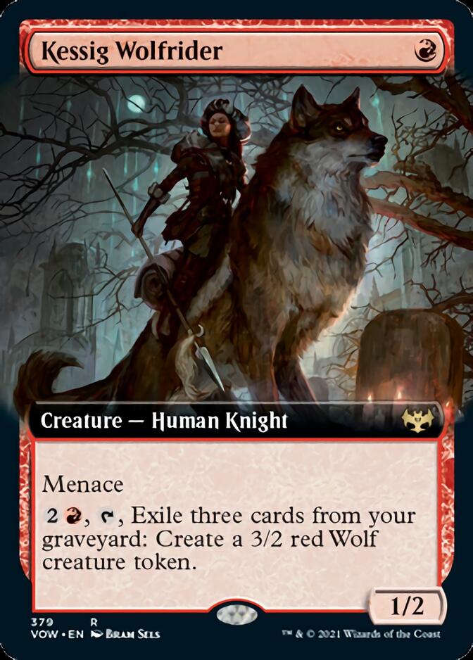 Kessig Wolfrider (Extended Art) [Innistrad: Crimson Vow] | Black Swamp Games