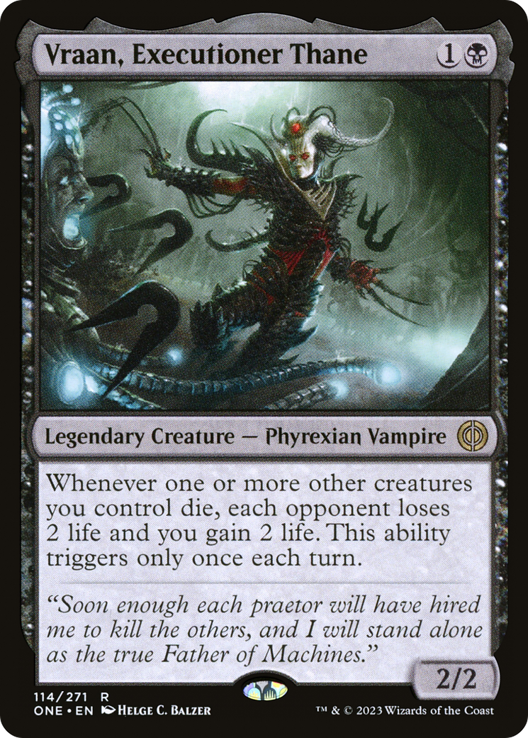Vraan, Executioner Thane [Phyrexia: All Will Be One] | Black Swamp Games