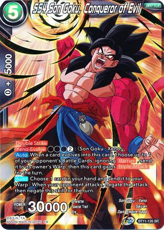 SS4 Son Goku, Conqueror of Evil (BT11-126) [Vermilion Bloodline] | Black Swamp Games