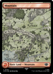 Mountain (720) (Surge Foil) [The Lord of the Rings: Tales of Middle-Earth] | Black Swamp Games