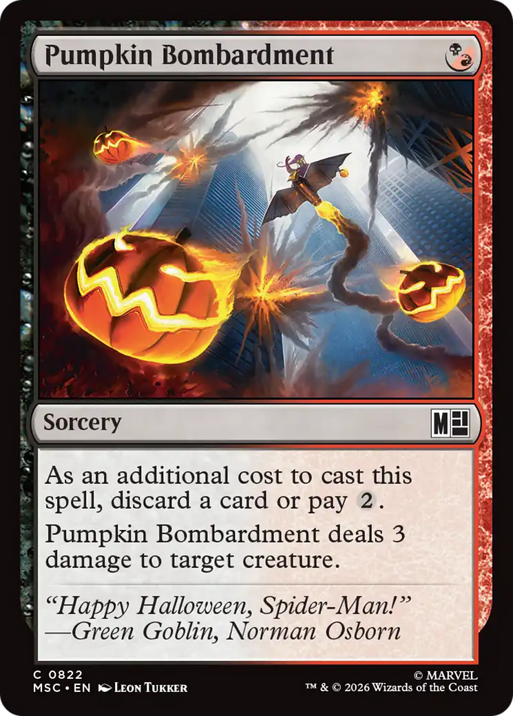 Pumpkin Bombardment [Marvel Super Heroes Commander] | Black Swamp Games